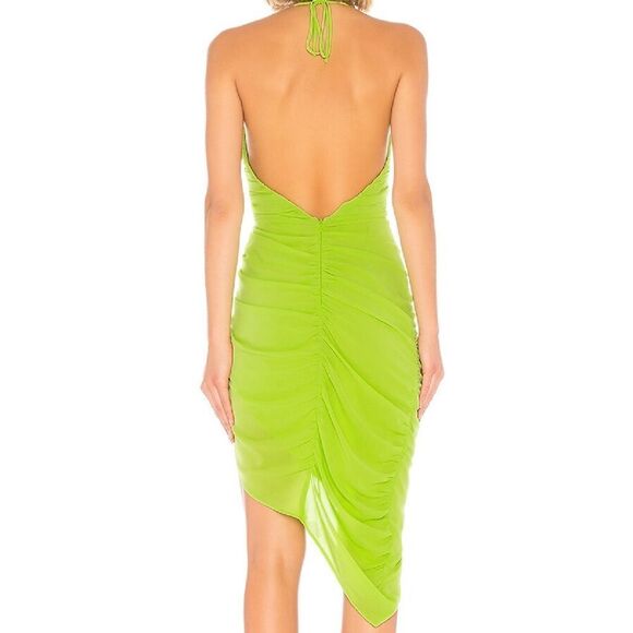 NBD Virgilia Green Halter Dress Gown - Picture 3 of 7